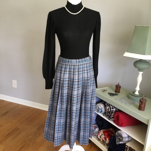 PENDLETON WOOL VINTAGE SKIRT - Picture 1 of 11
